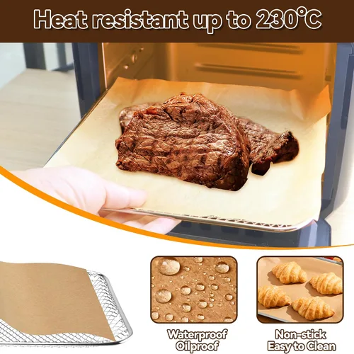 Vista 5 de Accesorios para freidora de aire para freidora de aire digital multifuncional CHEFMAN de 10 cuartos de galón, 2 bandejas de cesta, 100 forros