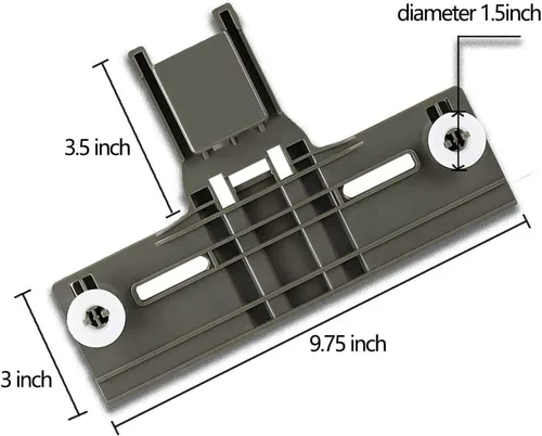 Vista 5 de Reemplazo de ajustador de estante superior para lavavajillas Whirlpool WDT750SAHZ0, WDT730PAHZ0, WDTA50SAHB0, WDT730PAHZ0, WDTA50SAHZ0, WDTA50SAHB0