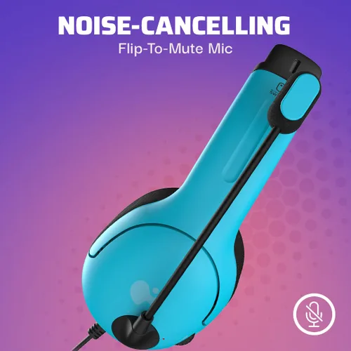 Vista 7 de PDP Gaming LVL40 Stereo Headset with Mic for Nintendo Switch - PC iPad Mac Laptop Compatible - Noise Cancelling Microphone Lightweight Soft Comfort