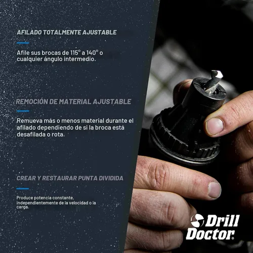 Vista 4 de Drill Doctor DD750X Afilador de broca
