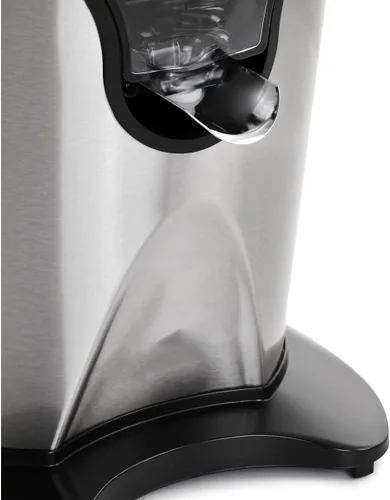 Vista 6 de Exprimidor eléctrico de cítricos de acero inoxidable, extractor motorizado de prensa de jugo con mango, máquina exprimidora de limón y naranja