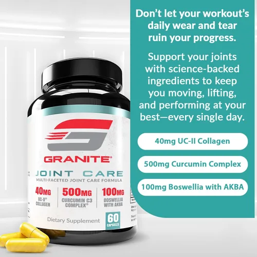 Vista 7 de Granite Joint Care: Colágeno UC-II Premium, Curcumina de Cúrcuma C3, AKBA Boswellia + Más - Soporte todo en uno para movilidad articular, comodidad