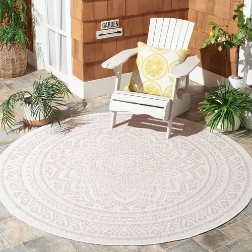 Vista 32 de SAFAVIEH Alfombra lavable al aire libre Courtyard Collection - 2'3" x 5', marfil y verde, no desprende pelusa y fácil limpieza, ideal para patio
