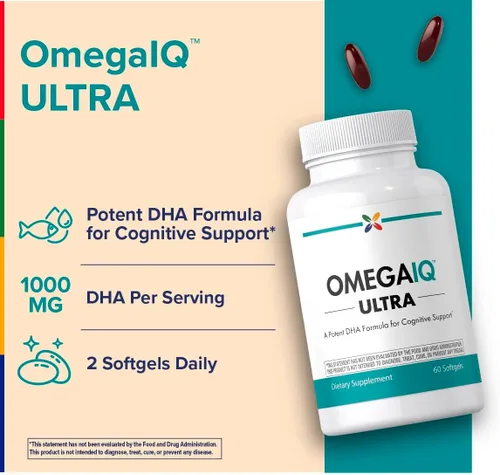 Vista 3 de Stop Aging Now - Suplemento Omega 3 - con EPA y DHA - 60 cápsulas blandas
