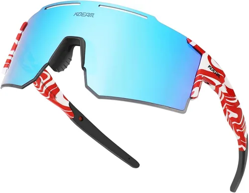 Vista 10 de Gafas de sol polarizadas deportivas para mujeres y hombres, UV400, gafas de ciclismo, béisbol, correr, pesca, al aire libre, resistentes al viento