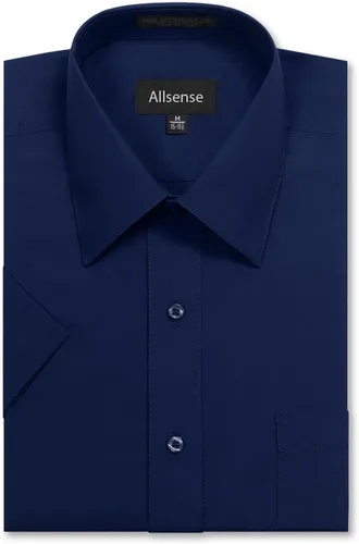 Vista 3 de Allsense Camisa de vestir de manga corta de ajuste regular para hombre