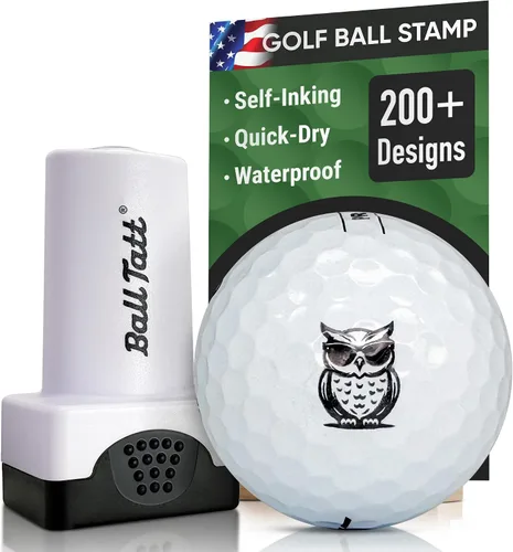 Vista 31 de Sello de pelota de golf - Marcador autoentintado - Herramienta de marcado permanente de secado rápido, sin fugas ni recargas, sello de golf