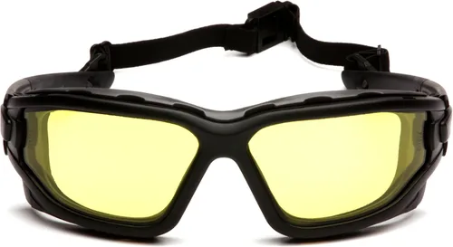 Vista 2 de PYRAMEX I-Force Sporty Dual Pane Anti-Fog Goggle, Black Frame/Clear Anti-Fog Lens