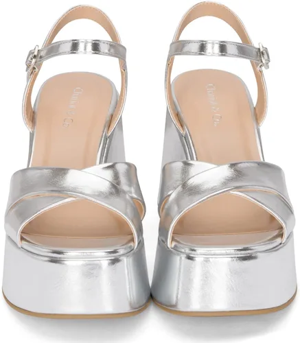 Vista 4 de Chariot & Co -Daystar- Sandalias de verano de moda con plataforma y correa al tobillo para mujer