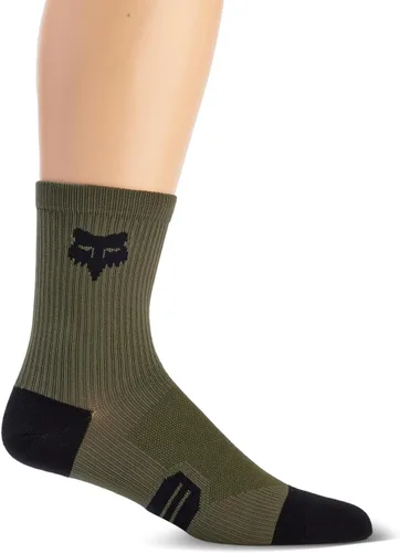 Vista 3 de Fox Racing Calcetín Ranger unisex de 6 pulgadas Verde cazador