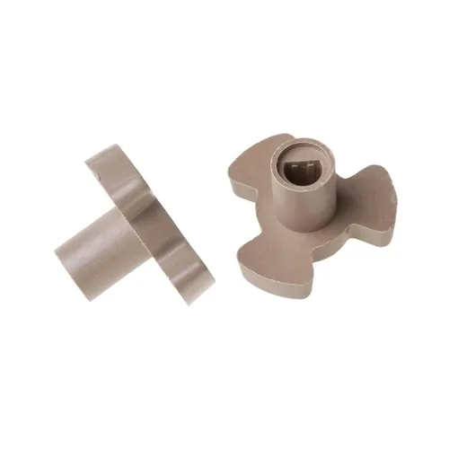 Vista 4 de 2 unids 0.551 in horno microondas placa giratoria rodillo guía soporte acoplador bandeja eje