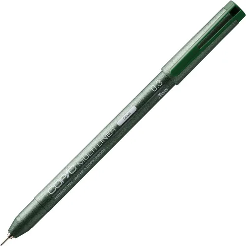 Vista 2 de Copic Marcadores Multiliner 0.3 Tinta a base de pigmentos de oliva, 0.012 in