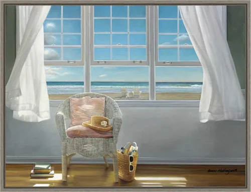 Vista 18 de Amanti Art Lienzo enmarcado para pared, 18 x 24 pulgadas, A Moments Peace, de Karen Hollingsworth, lienzo enmarcado para pared, obras de arte