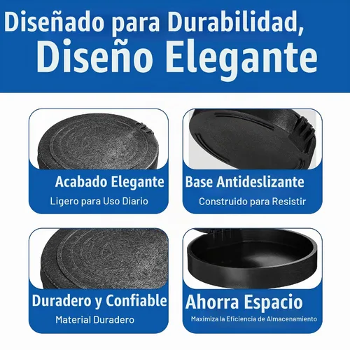 Vista 4 de Carlisle FoodService Products 071003 Servidor de tortilla aislado con bisagras, 7 pulgadas/1 pulgada, negro