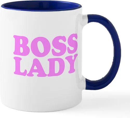 Vista 23 de CafePress – como un Boss Taza – El único Taza de café, taza de café, S, Blanco