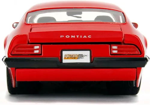 Vista 5 de Jada Big Time Muscle 1:24 1972 Pontiac Firebird - Coche fundido a presión, juguetes para niños y adultos