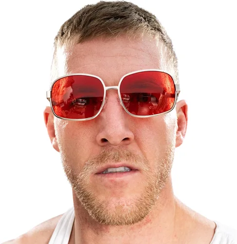 Vista 3 de Costume Agent Disfraz de vendedor de jabón de lucha para Halloween, accesorio de gafas de sol rojas para cosplay