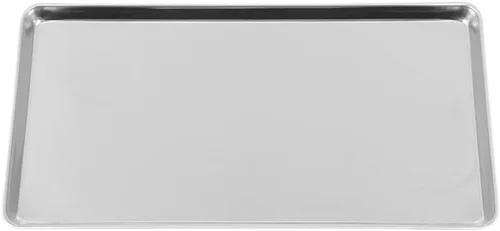 Vista 10 de Kichvoe Bandeja de vapor de fideos de arroz de acero inoxidable, bandeja rectangular para horno, plato multiusos para uso en el hogar, cocina