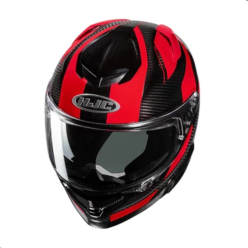 Vista 2 de Casco para motocicleta HJC RPHA 71 Carbon Hamil con visera protectora HJ-40 Pinlock, aprobado por DOT (MC1, X-Small)