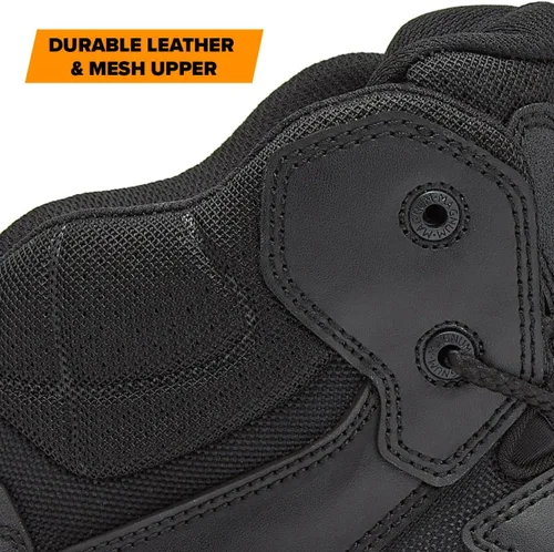 Vista 2 de MAGNUM Stealth Force - Botas tácticas negras impermeables de 6 pulgadas, botas militares de cuero para hombre
