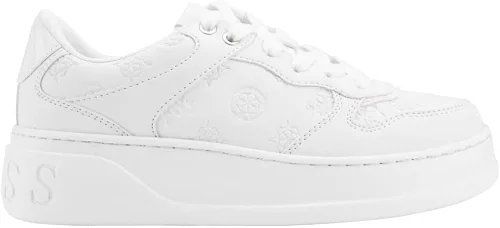 Vista 2 de GUESS US Cleva Logo - Tenis bajos para mujer, Wht Floral
