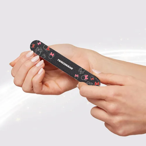 Vista 7 de Tweezerman Disney Mickey Mouse y Minnie Mouse - Limas de uñas esistibles para orejas (paquete de 3)