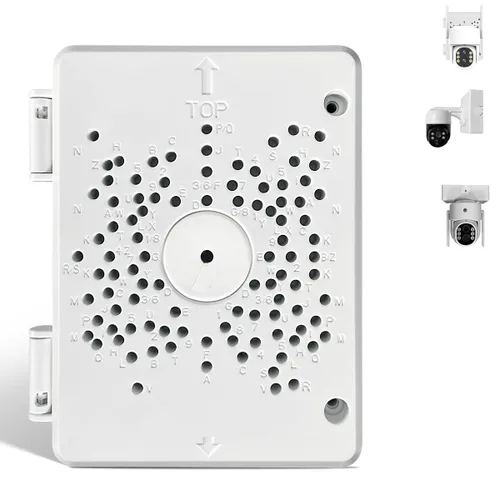 Vista 11 de Caja de conexiones para cámara de seguridad, soporte para cámara de Negro 4 paquetes