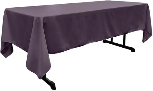 Vista 14 de New Creations Fabric & Foam Inc - Mantel rectangular de popelina de poliéster de 60 pulgadas de ancho por 120 pulgadas de largo. (Avocado)