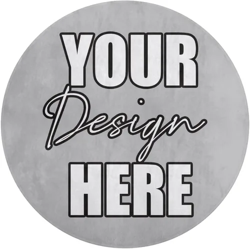 Vista 51 de Alfombra redonda personalizada para añadir tu propio texto/imagen/logotipo/foto, tapete antideslizante personalizado para puerta, alfombra de área