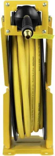 Vista 5 de [Usado] DeWalt DXCM024-0343 Carrete de manguera de doble brazo con manguera de goma premium de 3/8" x 50