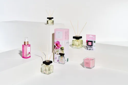 Vista 6 de ipuro - Essentials Room Fragrance Flower Bowl 6.8 fl oz Ambientador con fragancia floral, mandarina, bergamota, jazmín, violeta y madera de cedro