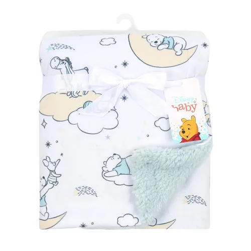 Vista 5 de Lambs & Ivy Disney Baby Cozy Friends Winnie the Pooh - Manta de forro polar para bebé