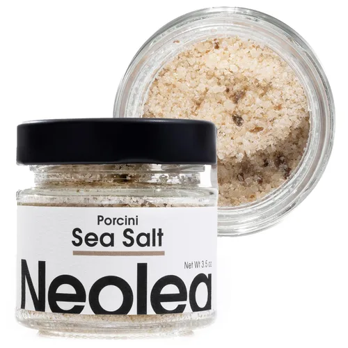 Vista 8 de Neolea Sal cítrica de Grecia – Copos de sal marina escamosa para hornear, cocinar, terminar y cubrir verduras, carne, pasta, flor de sal Pares