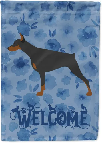 Vista 75 de Caroline's Treasures CK6175GF Affenpinscher - Bandera de bienvenida