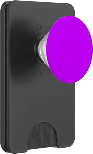 Vista 7 de PopSockets Agarre para teléfono con soporte expandible, PopGrip intercambiable PopSockets morado brillante