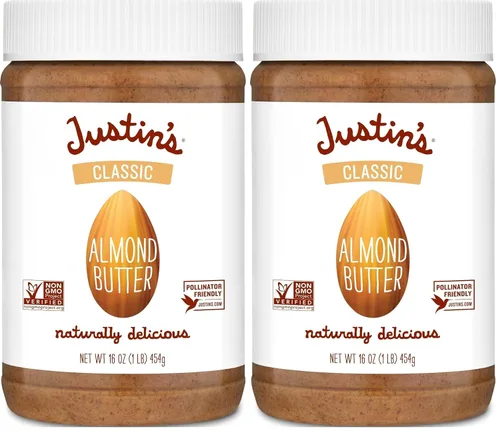 Vista 16 de Justin Tuerca de la mantequilla de almendra mantequilla, Classic, 16 onzas
