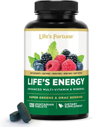 Vista 8 de Life's Energy Advanced - Multivitamínico diario avanzado para hombres y mujeres, suplemento energético y de apoyo inmunológico con súper verdes