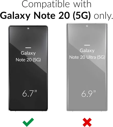 Vista 2 de Crave Galaxy Note 20 Caso, Funda De Doble Capa De Protección A Prueba De Golpes Para Samsung Galaxy Note 20 (6.7 Pulgadas) - Berry