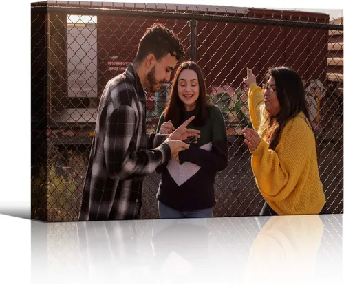 Vista 15 de SIGNWIN Impresiones en lienzo personalizadas con tus fotos, fotos personalizadas a lienzo enmarcado, 8 x 10 pulgadas