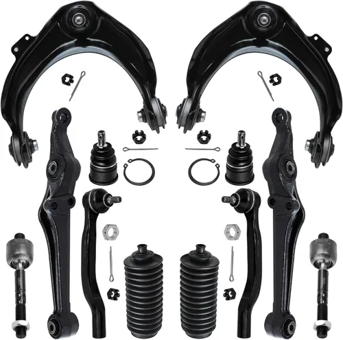 Vista 29 de Detroit Axle – 12 brazos de control superiores e inferiores delanteros con rótulas, barras de unión exteriores e interiores con topes, barras
