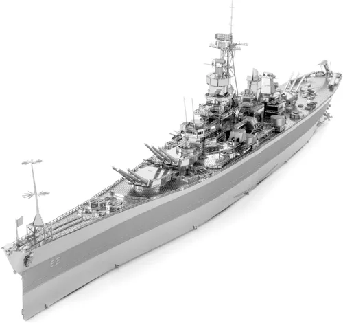 Vista 3 de Fascinations Metal Earth Serie Premium USS Missouri (BB-63) Kit de modelo de metal 3D