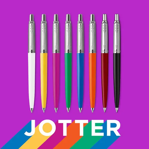 Vista 5 de Parker Jotter Originals - Bolígrafo clásico con acabado negro, punta media, tinta azul, 1 unidad