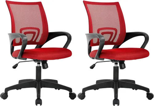 Vista 10 de PayLessHere Silla de oficina en casa, silla de escritorio para computadora, silla ergonómica ajustable, soporte lumbar, reposabrazos ejecutiva