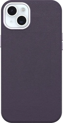 Vista 8 de OtterBox Funda protectora de piel para iPhone 15 Symmetry Series Cactus para MagSafe, color negro ASH (negro), delgada, premium, funda protectora