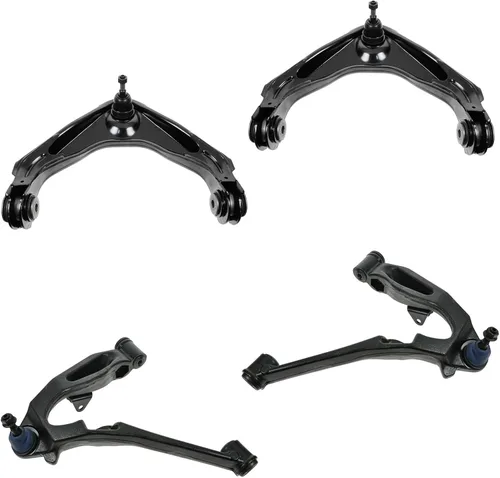 Vista 39 de TRQ Brazo de control superior e inferior del lado del conductor y del pasajero con juego de rótulas compatible con Chevrolet GMC 89-02