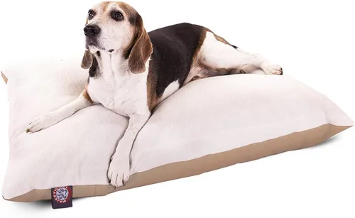 Vista 26 de Majestic Pet Cama rectangular para perros tamaño mediano, lavable, funda extraíble, cama para mascotas, cama para jaula para perros, cama de gran