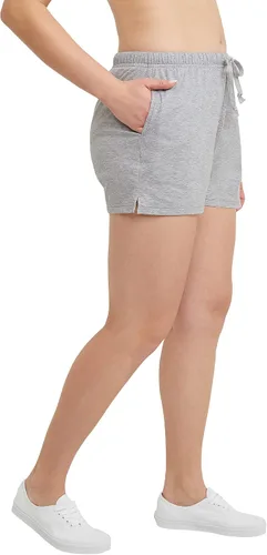 Vista 4 de Hanes Originals, jersey de algodón, pantalones cortos ajustables para mujer, 2.5 pulgadas