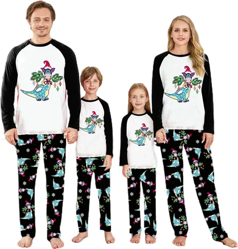 Vista 36 de OAKFashion Conjuntos de Pijamas Familiares de Navidad, Pijamas Familiares a Juego de Navidad Ropa de Dormir Pjs
