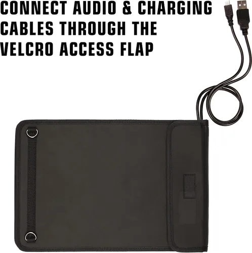 Vista 6 de USA GEAR Funda para tablet infantil de 7 a 8 pulgadas con protector de pantalla, correa de asiento de automóvil y correa para el hombro, funda