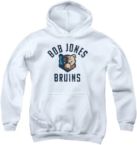 Vista 9 de LOGOVISION Sudadera con capucha oficial de Bob Jones University con logotipo de los Bruins para niños y niñas Athletic Heather